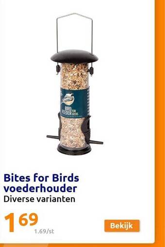 Action Bites for birds voederhouder aanbieding