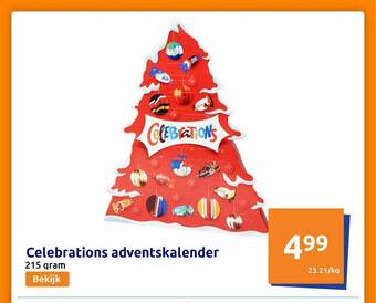 Action Celebrations adventskalender aanbieding