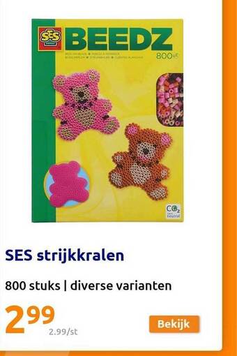 Action Ses strijkkralen aanbieding