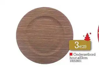 Yess Onderzetbord hout 33 cm aanbieding