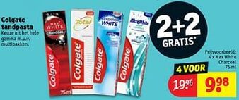 Kruidvat Colgate tandpasta aanbieding