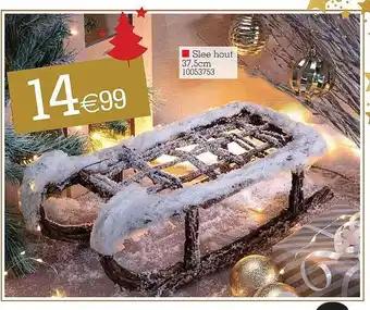 Yess Slee hout 37,5cm aanbieding