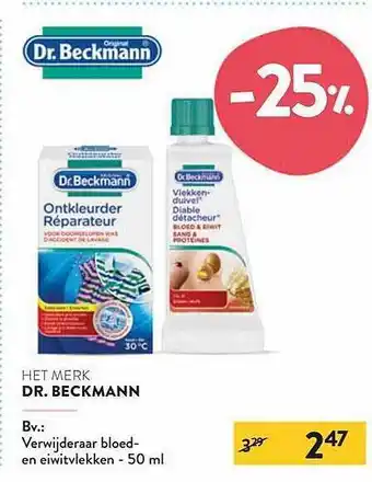 Di Dr. beckmann verwijderaar bloed en eiwitvlekken aanbieding