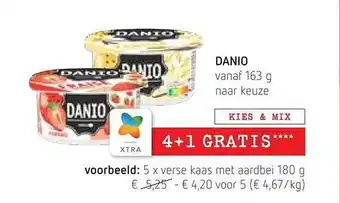 Spar Colruyt Danio 163 g aanbieding