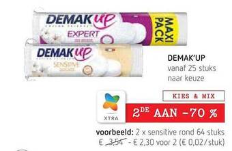 Spar Colruyt Demak'up aanbieding