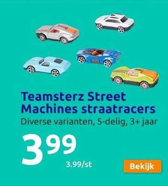 Action Teamsterz street machines straatracers aanbieding