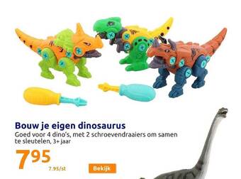 Action Bouw je eigen dinosaurus aanbieding