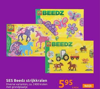 Action Ses beedz strijkkralen aanbieding