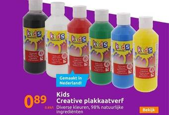 Action Kids creative plakkaatverf aanbieding