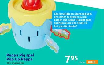 Action Peppa pig spel pop up peppa aanbieding