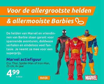 Action Marvel actiefiguur aanbieding