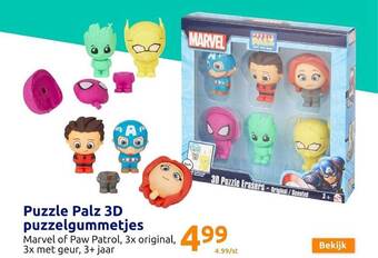 Puzzle palz 3d puzzelgummetjes
