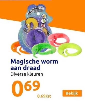 Action Magische worm aan draad aanbieding