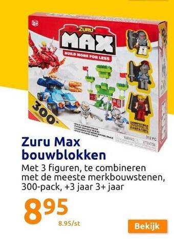 Action Zuru max bouwblokken aanbieding