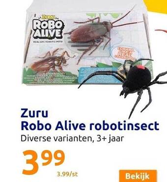 Action Zuru robo alive robotinsect aanbieding