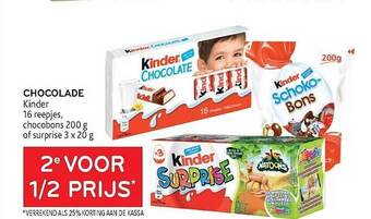 Alvo Chocolade kinder aanbieding