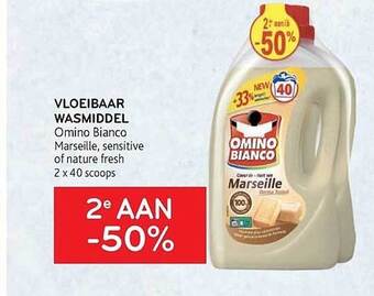 Alvo Vloeibaar wasmiddel omino bianco aanbieding