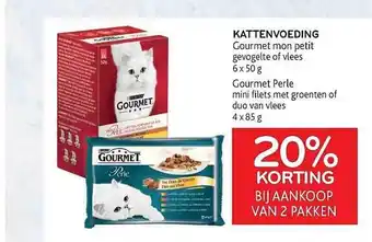 Kattenvoeding gourmet mon petit gevogelte of vlees, gourmet perle