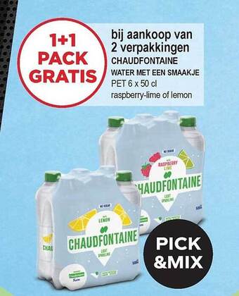 Alvo Chaudfontaine water met een smaakje aanbieding