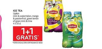 Alvo Ice tea lipton aanbieding