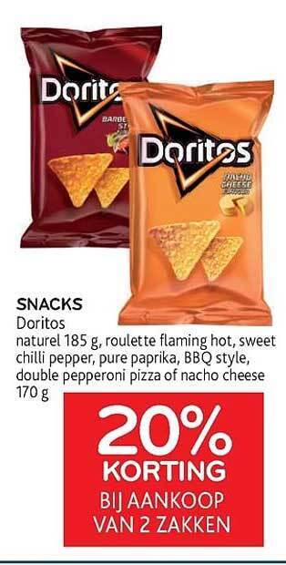 Alvo Snacks doritos aanbieding