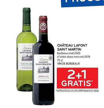 Alvo Château lafont saint martin aanbieding