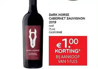 Dark horse cabernet sauvignon 2019
