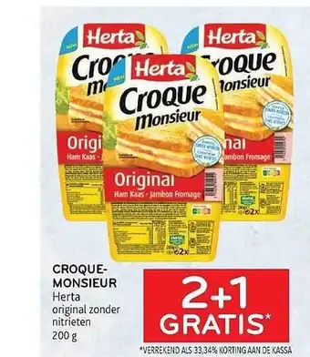 Croque monsieur herta