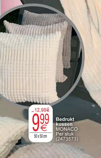 Cora Bedrukt Kussen Monaco 50 x 50cm aanbieding