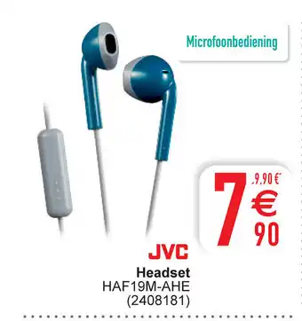Cora JVC Headset HAF19M-AHE aanbieding