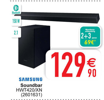 Cora Samsung Soundbar  HWT420/XN aanbieding