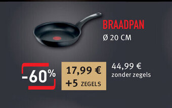 Cora Tefal Braadpan 20cm aanbieding
