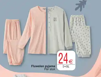 Cora Fluwelen Pyjama S - XL aanbieding