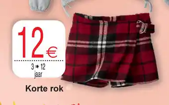 Cora Korte Rok 3-12 Jaar aanbieding
