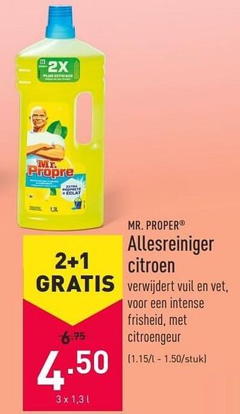 ALDI Allesreiniger citroen aanbieding