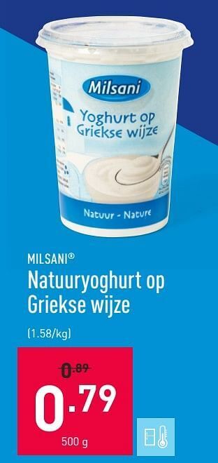 Natuuryoghurt op griekse wijze