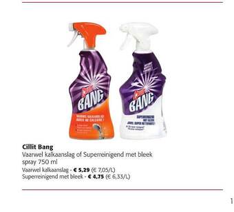Colruyt Cillit bang aanbieding