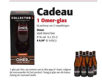 Colruyt Omer sterk blond bier aanbieding