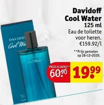 Kruidvat Davidoff cool water edt aanbieding