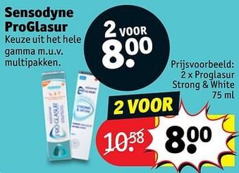 Kruidvat Sensodyne proglasur aanbieding