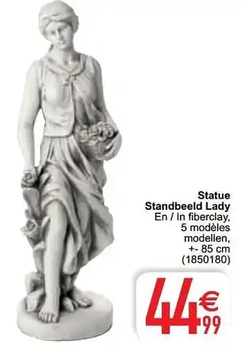 Cora Statue standbeeld lady aanbieding