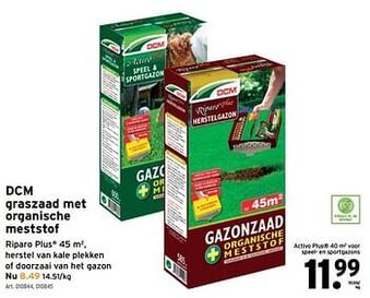GAMMA Dcm graszaad met organische meststof aanbieding