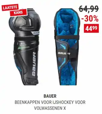 Decathlon Bauer Beenkappen voor Ijshockey voor Volwassenen x aanbieding