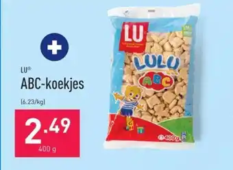 ALDI LU ABC-Koekjes 400g aanbieding