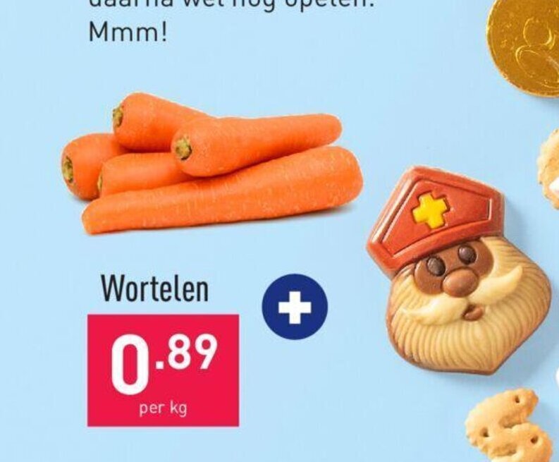 ALDI Wortelen per kg aanbieding