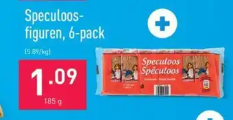 ALDI Speculoos-figuren, 6-pack 185g aanbieding