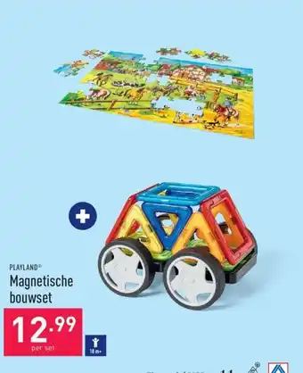 ALDI Playland Magnetische bouwset per set aanbieding