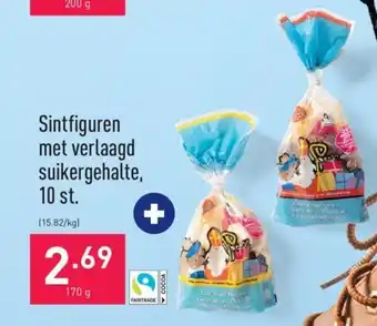 Sintfiguren met verlaagd suikergehalte, 10 st. 170g