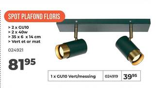 Mr Bricolage Spot plafond floris aanbieding