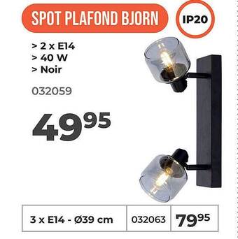 Mr Bricolage Spot plafond bjorn aanbieding